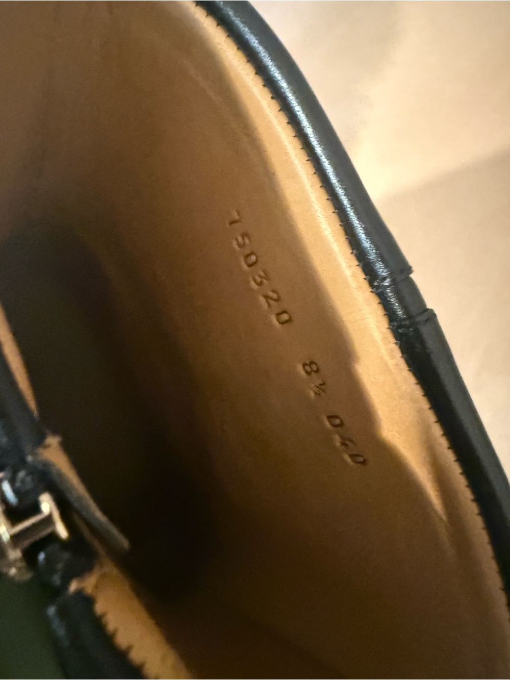 Gucci Black Leather Ankle Boots with Gold Hardware - Picture 4 of 10
